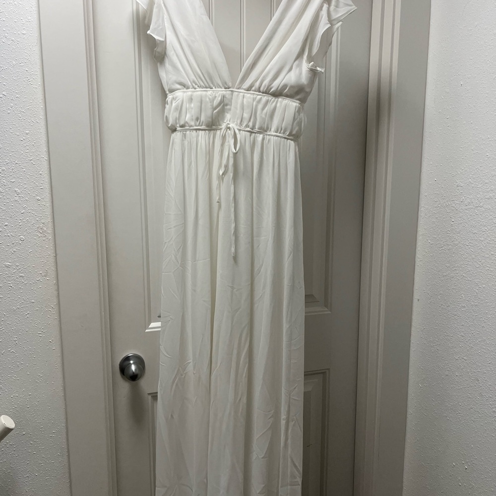 Cute white jumpsuit